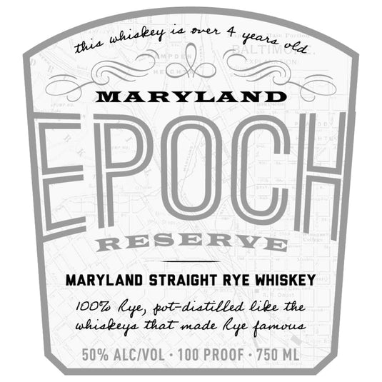 Epoch Reserve Maryland Straight Rye Whiskey - Main Street Liquor