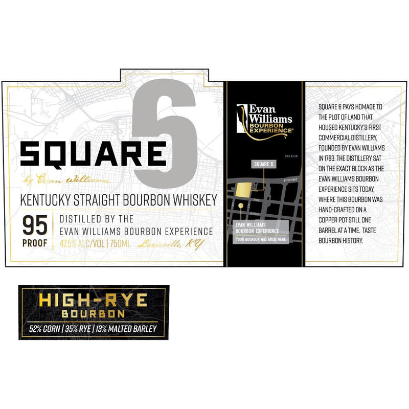 Load image into Gallery viewer, Evan Williams Square 6 Bourbon Whiskey - Main Street Liquor
