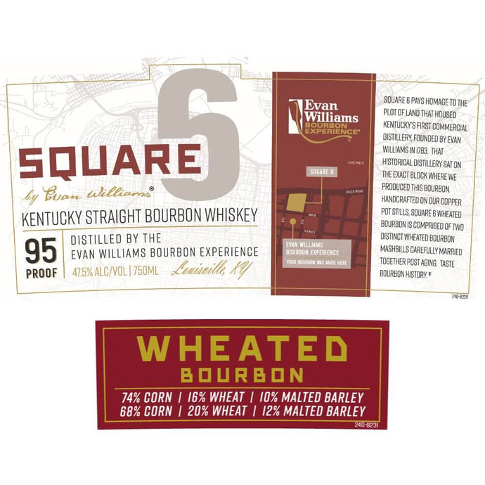 Evan Williams Square 6 Wheated Kentucky Straight Bourbon - Main Street Liquor