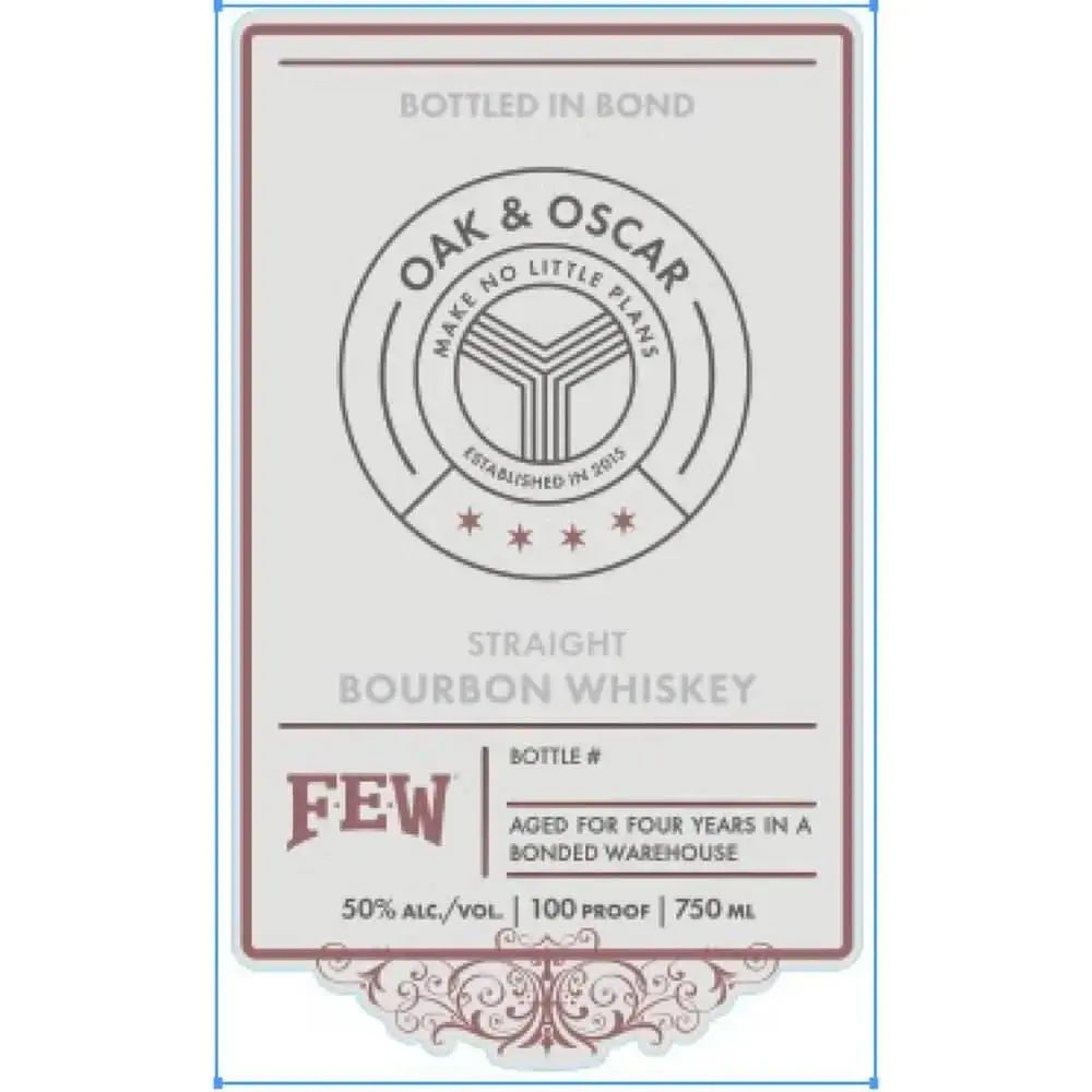 FEW Oak &amp; Oscar Bottled in Bond Straight Bourbon - Main Street Liquor