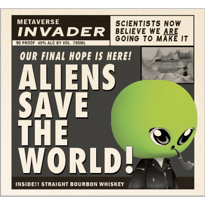 Five & 20 Spirits Aliens Save the World Straight Bourbon - Main Street Liquor