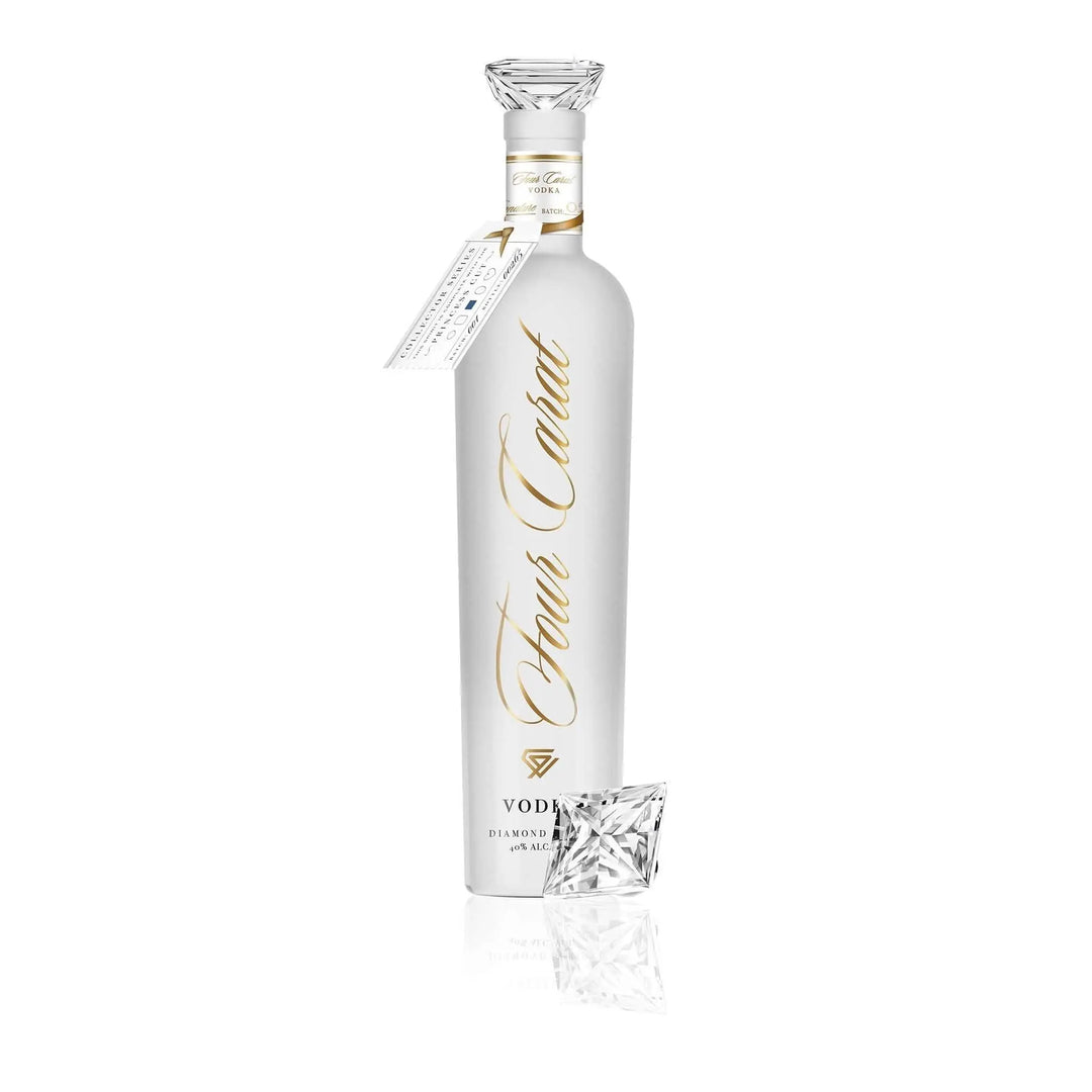 Four Carat Vodka Collectors Edition With Diamond Cut Closure (Full Set) - Main Street Liquor