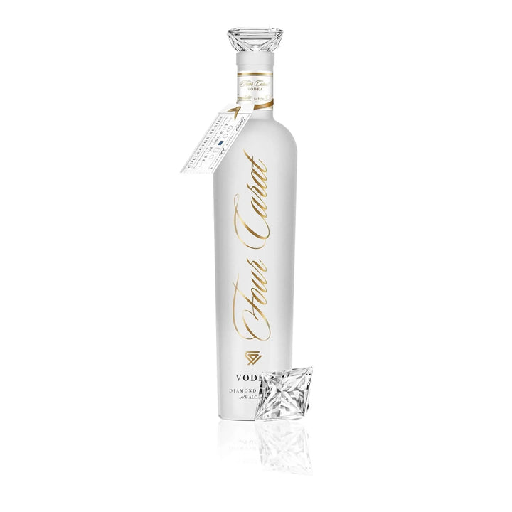 Four Carat Vodka Collectors Edition With Diamond Cut Closure (Full Set) - Main Street Liquor