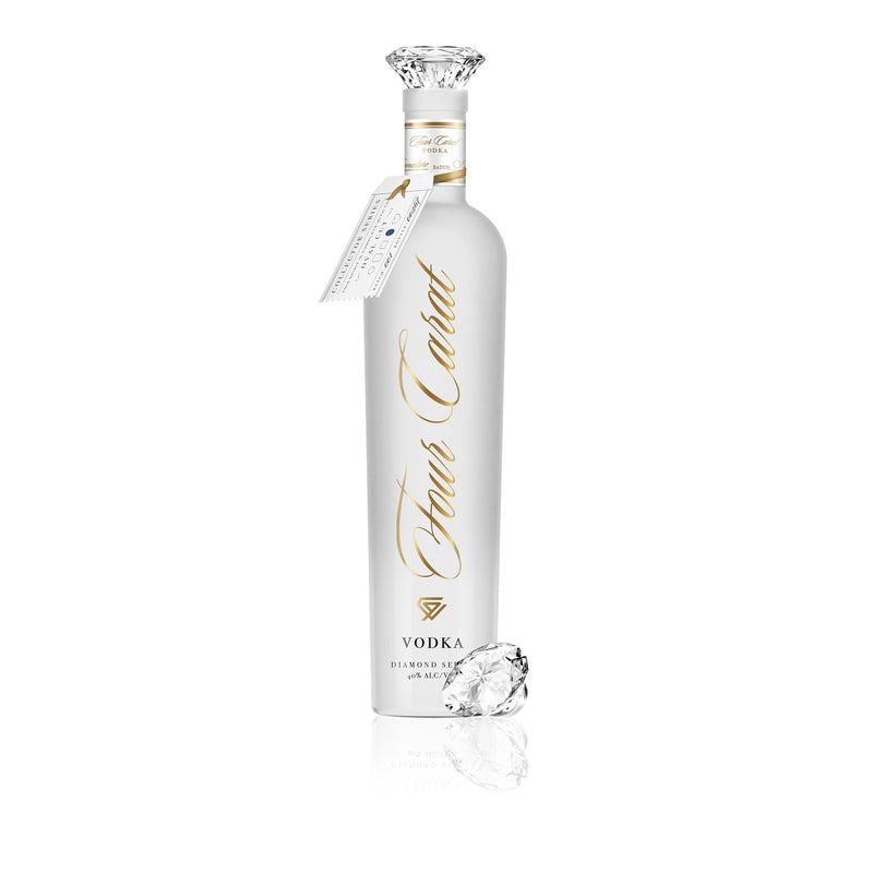 Load image into Gallery viewer, Four Carat Vodka Collectors Edition With Diamond Cut Closure (Full Set) - Main Street Liquor
