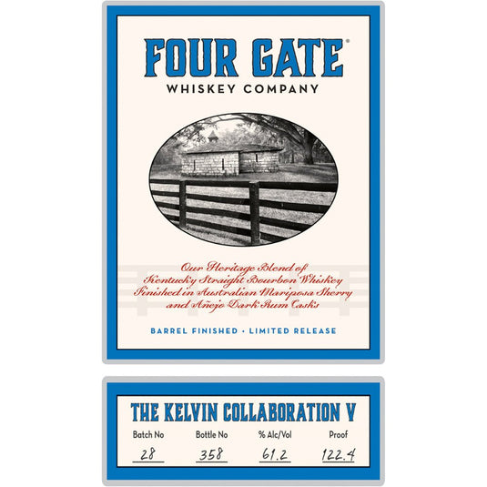 Four Gate The Kelvin Collaboration V Kentucky Straight Bourbon - Main Street Liquor