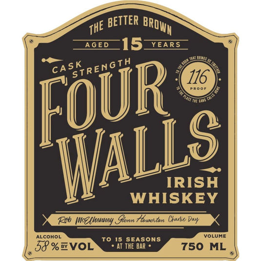 Four Walls Cask Strength Irish Whiskey - Main Street Liquor