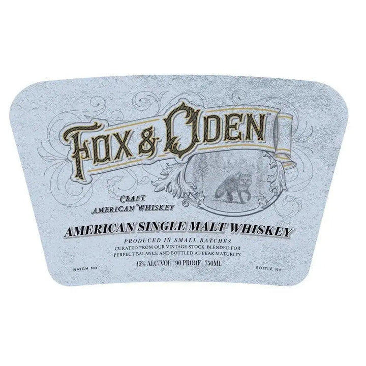 Fox &amp; Oden American Single Malt Whiskey - Main Street Liquor