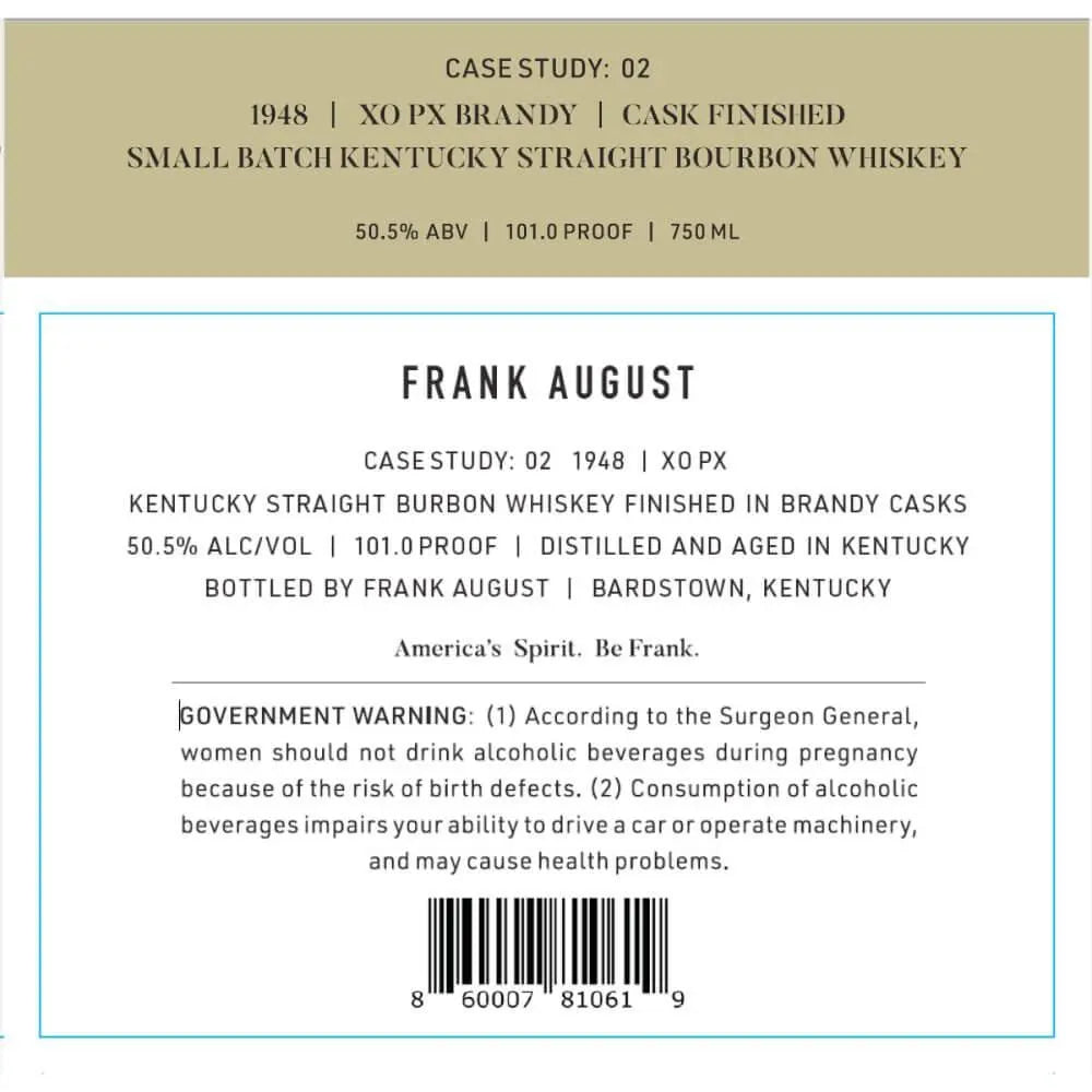 Frank August Bourbon Case Study: 02 - Main Street Liquor