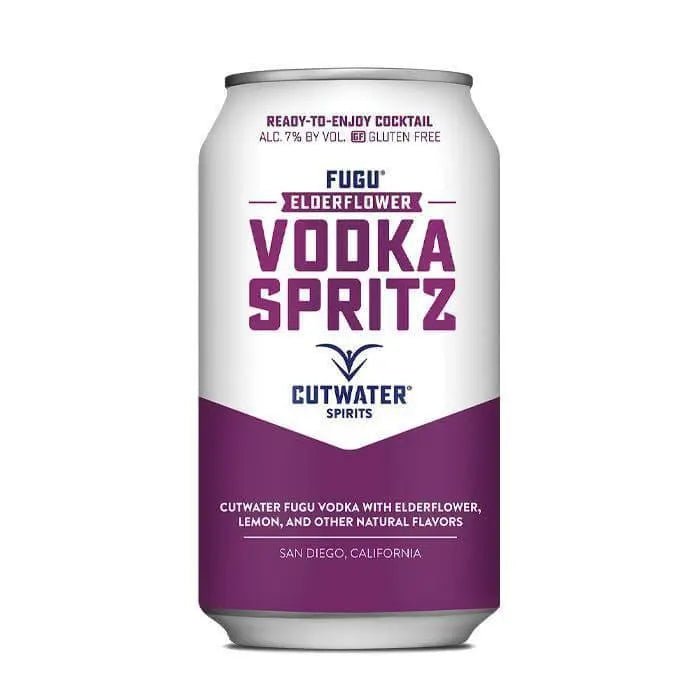 Fugu Elderflower Vodka Spritz (4 Pack - 12 Ounce Cans) - Main Street Liquor