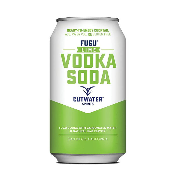 Fugu Lime Vodka Soda (4 Pack - 12 Ounce Cans) - Main Street Liquor