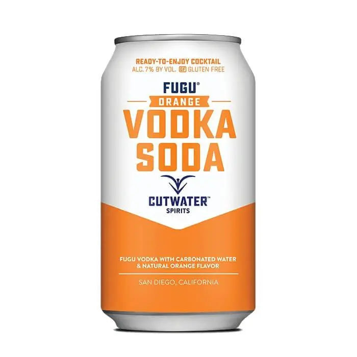 Fugu Orange Vodka Soda (4 Pack - 12 Ounce Cans) - Main Street Liquor