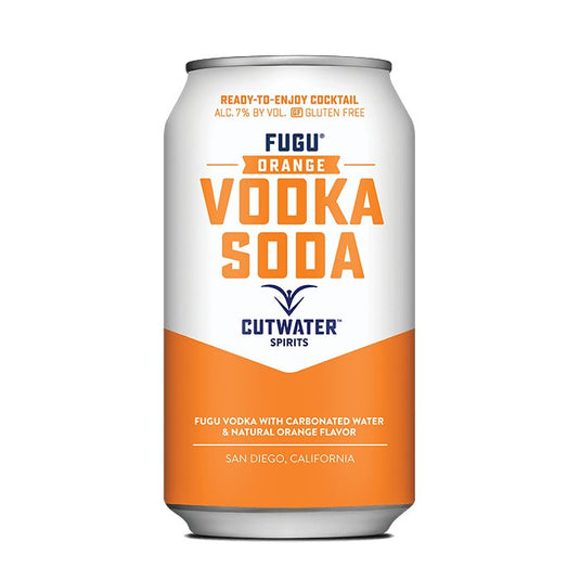 Fugu Orange Vodka Soda (4 Pack - 12 Ounce Cans) - Main Street Liquor