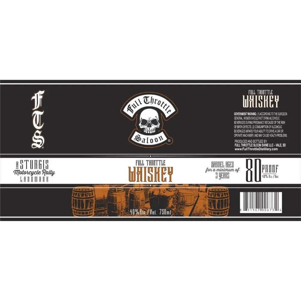 Full Throttle Saloon Full Throttle Whiskey - Main Street Liquor