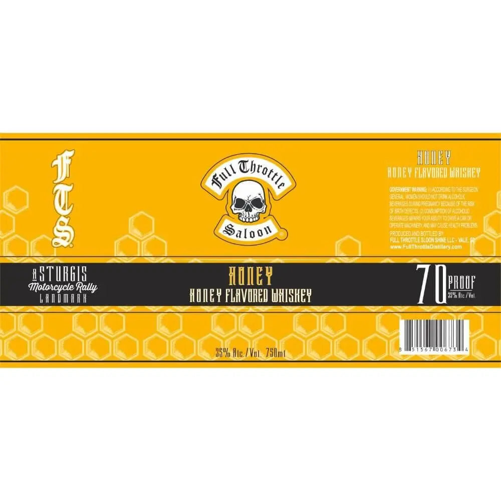 Full Throttle Saloon Honey Flavored Whiskey - Main Street Liquor