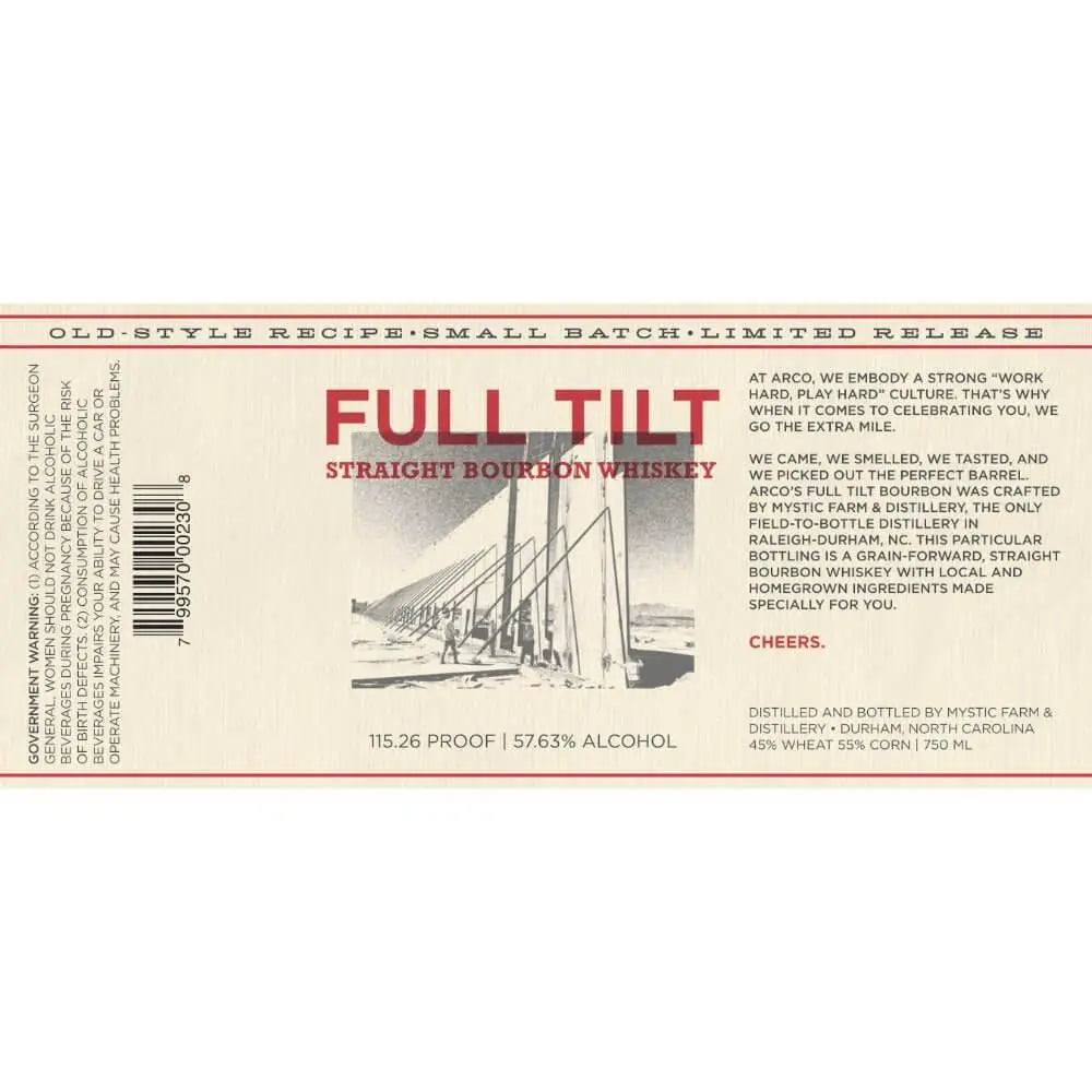 Full Tilt Straight Bourbon Whiskey - Main Street Liquor