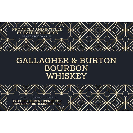 Gallagher & Burton Bourbon Whiskey - Main Street Liquor