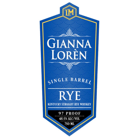 Gianna Lorèn Single Barrel Kentucky Straight Rye - Main Street Liquor