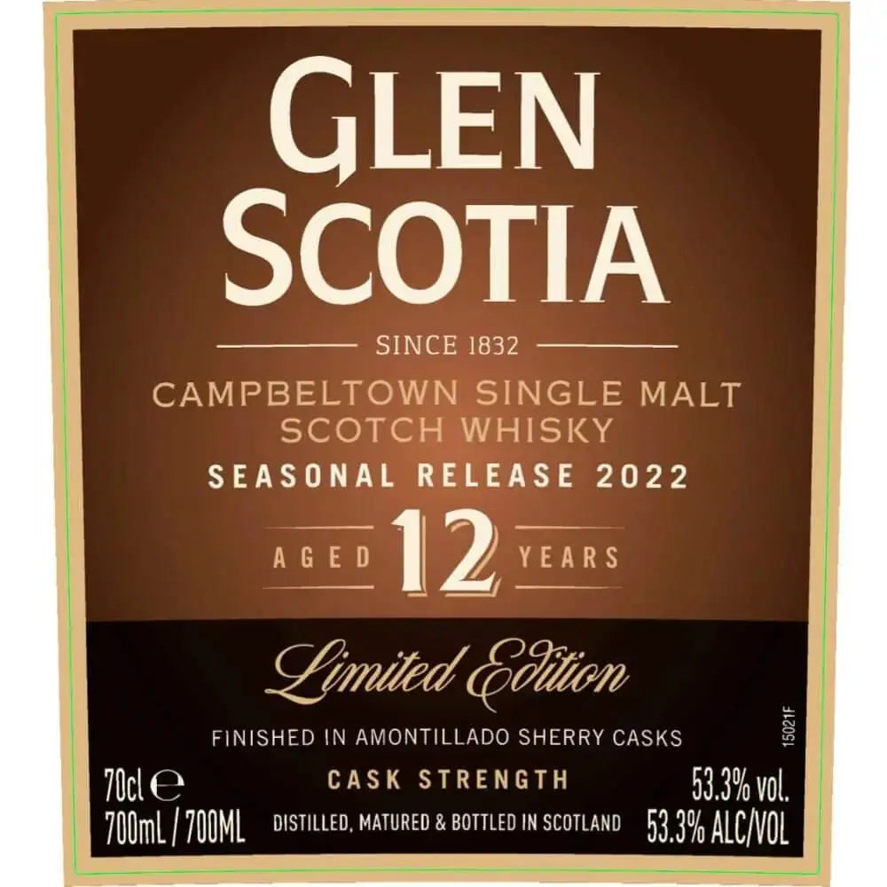 Glen Scotia 12 Year Old Seasonal Release 2022 - Main Street Liquor