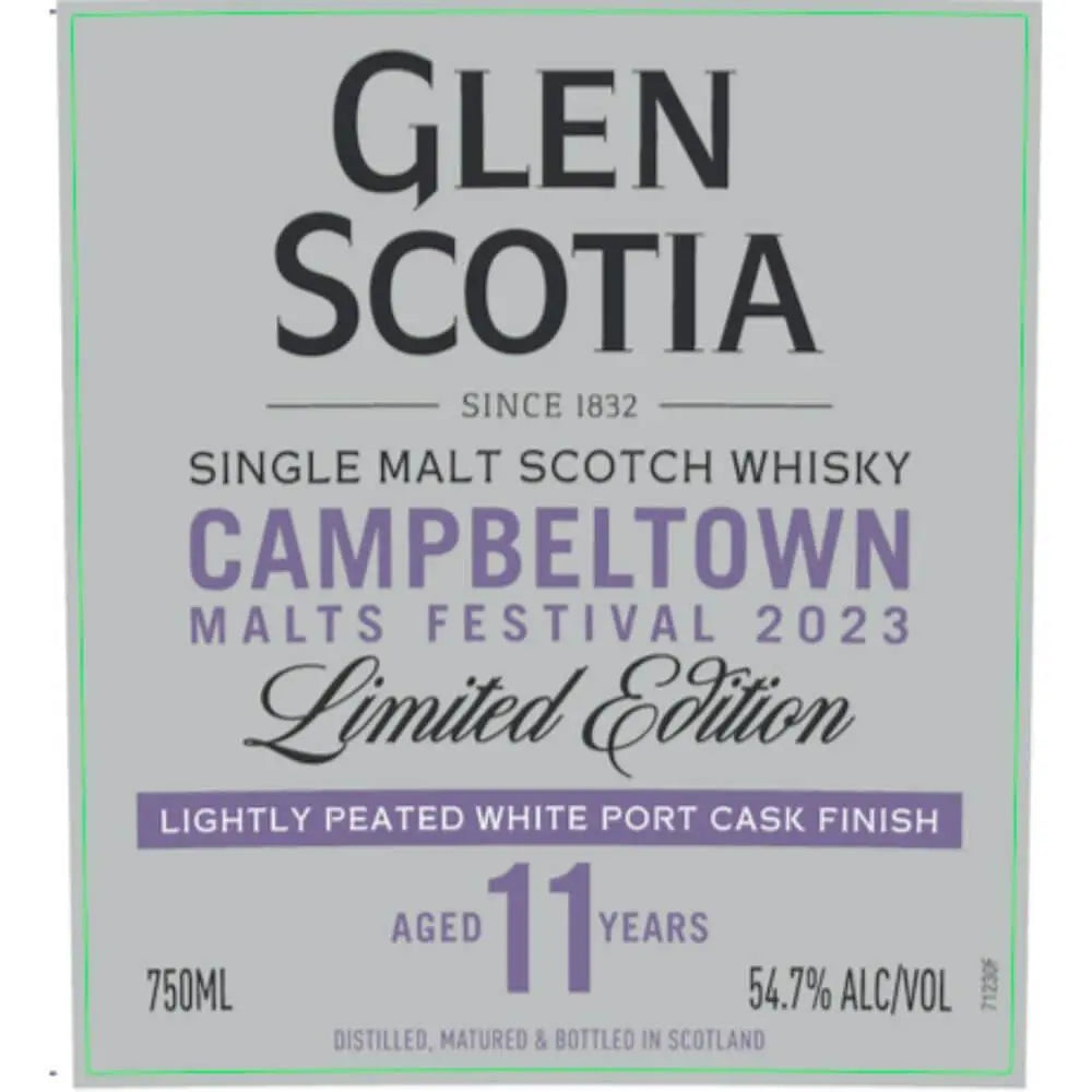 Glen Scotia Campbeltown Malts Festival 2023 - Main Street Liquor