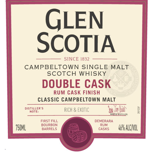 Glen Scotia Double Cask Rum Finish - Main Street Liquor