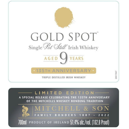 Gold Spot 9 Year Old 135th Anniversary Edition - Main Street Liquor