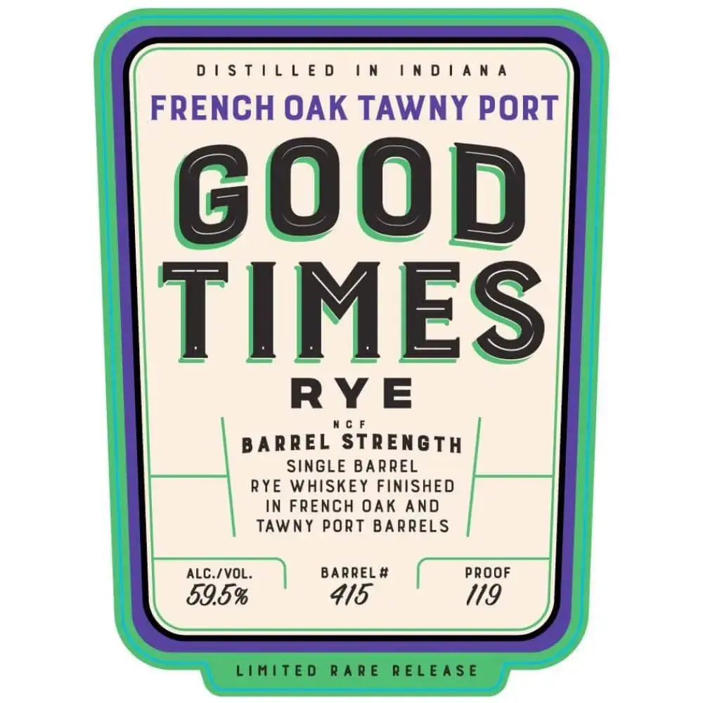 Good Times French Oak Tawny Port Rye - Main Street Liquor