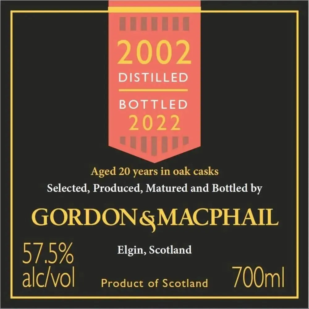 Gordon &amp; Macphail 2002 Macallan 20 Year Old - Main Street Liquor