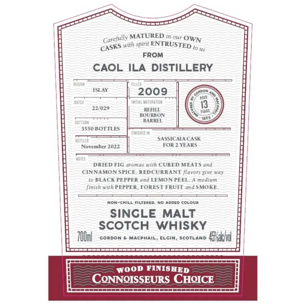Gordon &amp; MacPhail Caol Ila 13 Year Old Connoisseurs Choice 2009 - Main Street Liquor