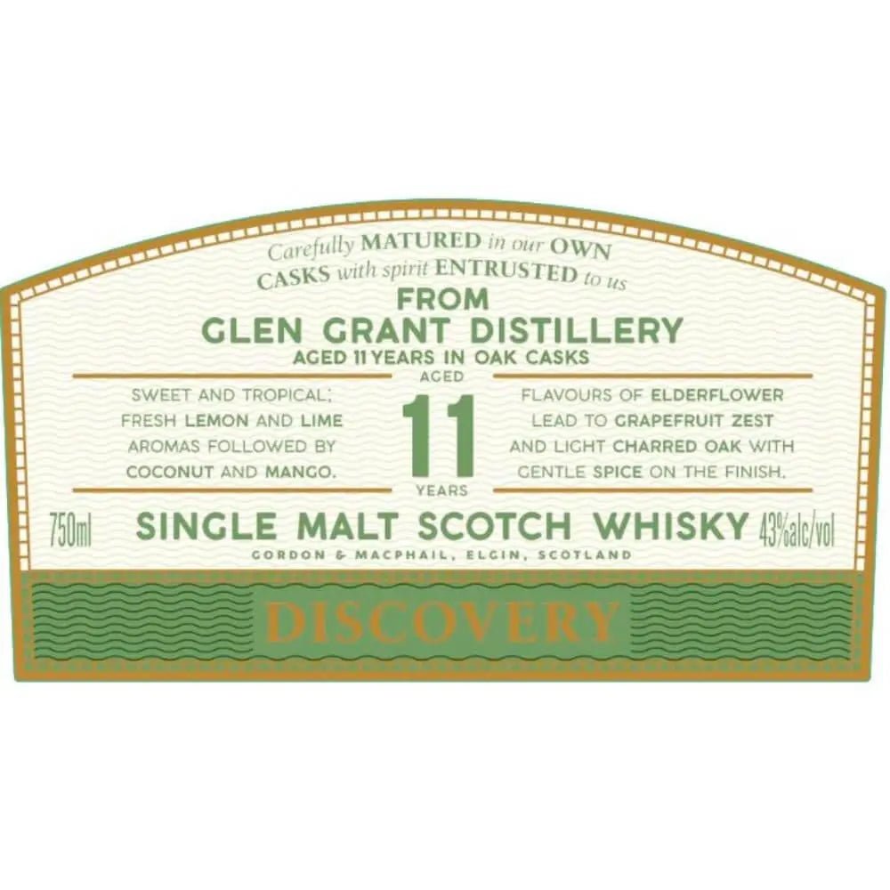 Gordon &amp; Macphail Glen Grant 11 Year Old Discovery - Main Street Liquor