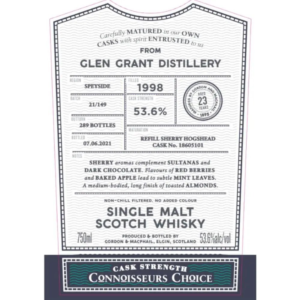 Gordon &amp; Macphail Glen Grant 23 Year Old Connoisseurs Choice - Main Street Liquor