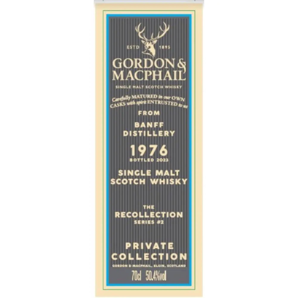 Gordon & Macphail The Recollection Series #2 46 Year Banff Distillery - Main Street Liquor