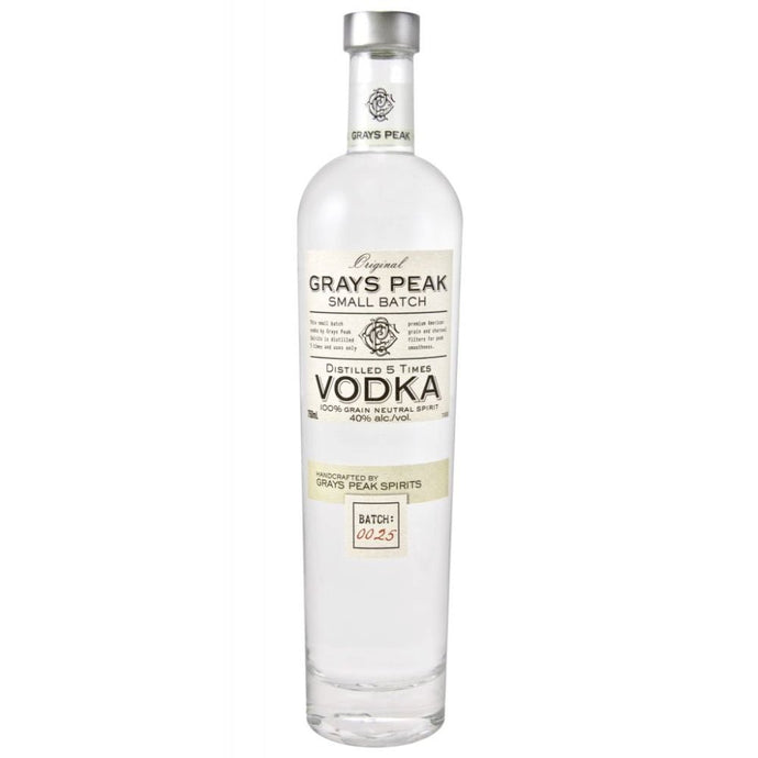 Grays Peak Vodka - Main Street Liquor
