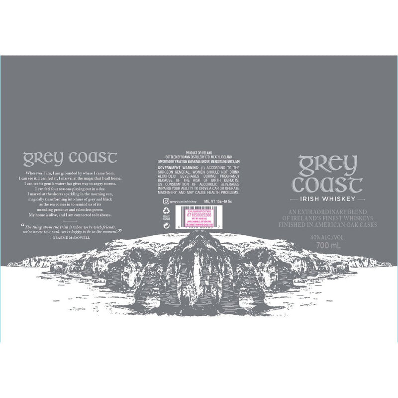 Load image into Gallery viewer, Grey Coast Irish Whiskey - Main Street Liquor
