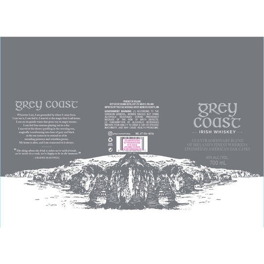 Grey Coast Irish Whiskey - Main Street Liquor