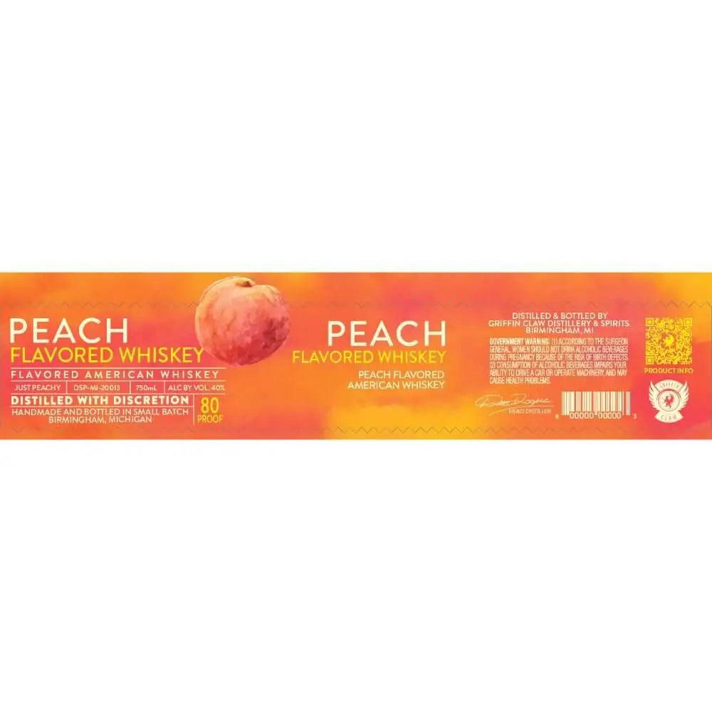 Griffin Claw Peach Flavored Whiskey - Main Street Liquor