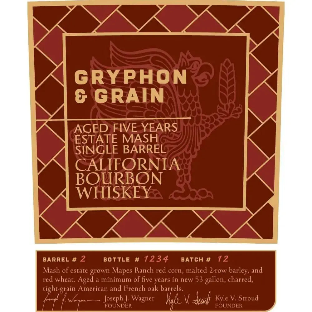 Gryphon &amp; Grain Bourbon Whiskey Batch 12 - Main Street Liquor