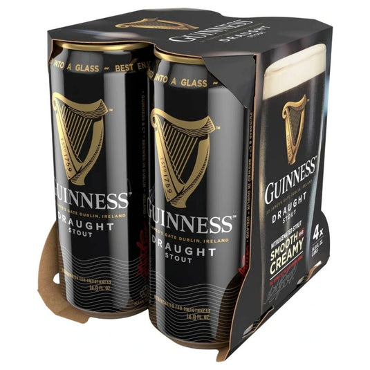 Guinness Draught Stout Cans 4PK - Main Street Liquor