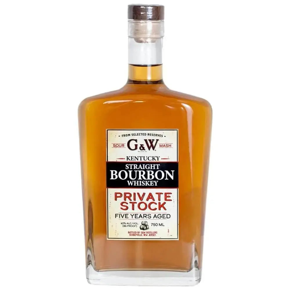 G&amp;W 5 Year Old Private Stock Bourbon - Main Street Liquor