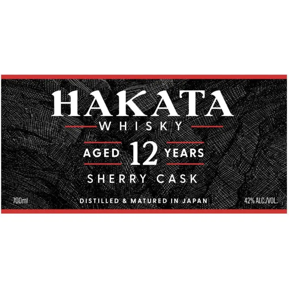 Hakata Whisky 12 Year Old Sherry Cask - Main Street Liquor