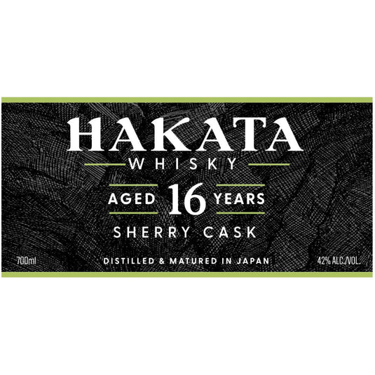 Hakata Whisky 16 Year Old Sherry Cask - Main Street Liquor