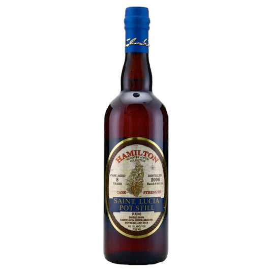 Hamilton Saint Lucia Pot Still Cask Strength Rum 8 Year 2006 - Main Street Liquor