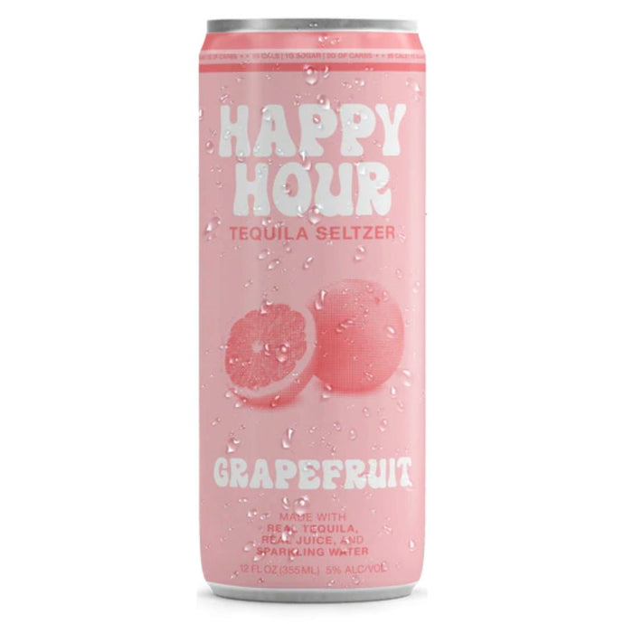 Happy Hour Grapefruit Tequila Seltzer 4PK - Main Street Liquor