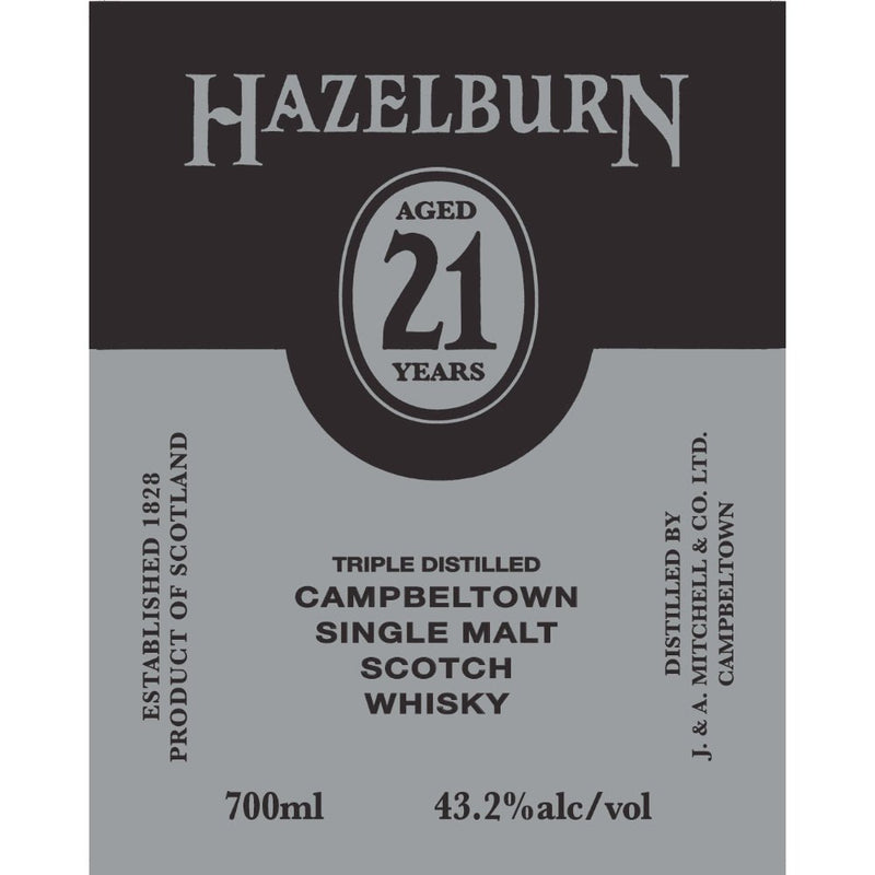 Load image into Gallery viewer, Hazelburn 21 Year Old Single Malt Scotch 2023 Release - Main Street Liquor
