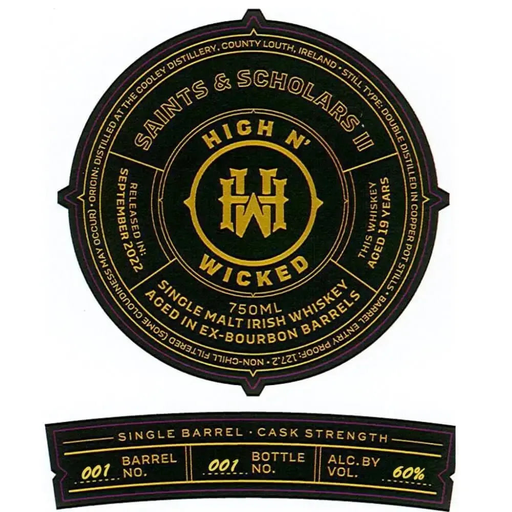 High N’ Wicked Saints &amp; Scholars II - Main Street Liquor