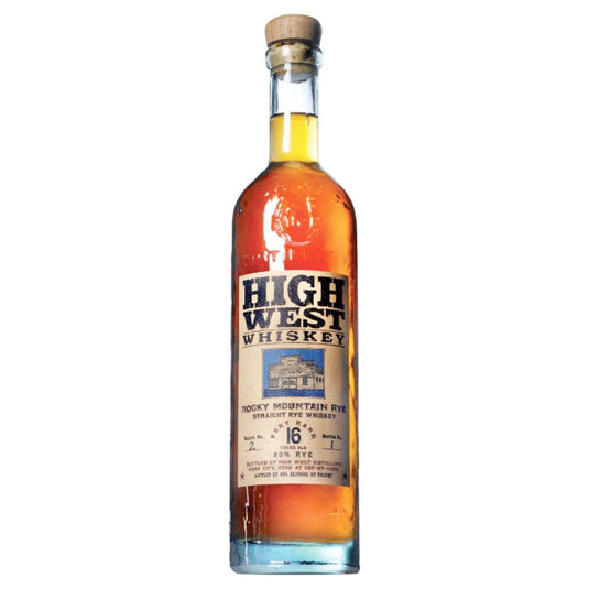 High West 16 Year Old Rocky Mountain Rye Whiskey - Main Street Liquor