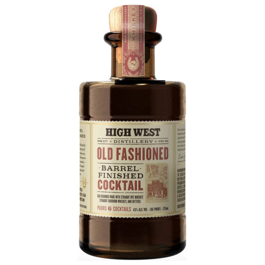 High West Old Fashioned Barrel Finished Cocktail 375mL - Main Street Liquor