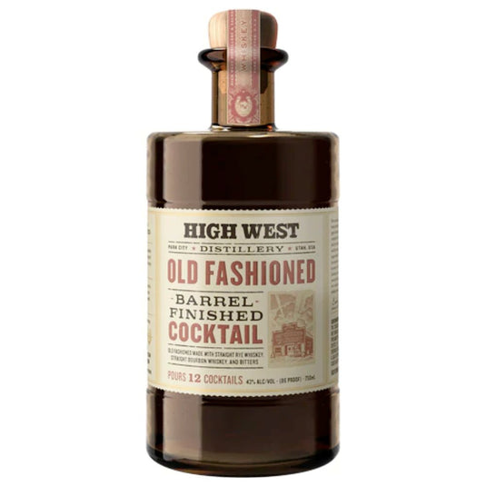 High West Old Fashioned Barrel Finished Cocktail - Main Street Liquor