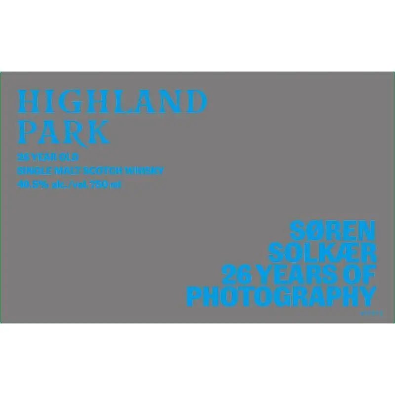 Highland Park Soren Solkaer 26 Years Of Photography - Main Street Liquor