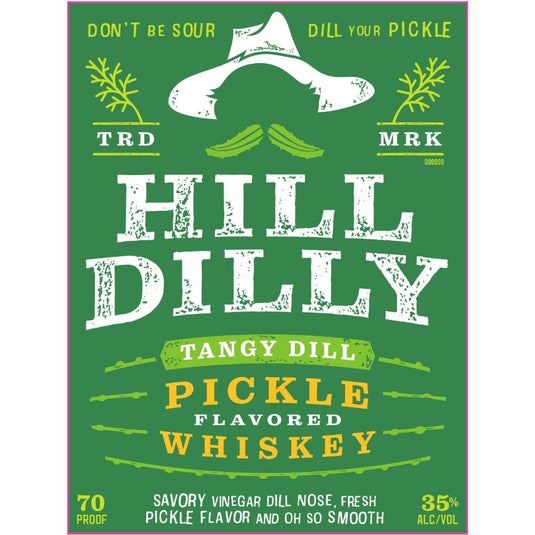 Hill Dilly Tangy Dill Pickle Flavored Whiskey - Main Street Liquor