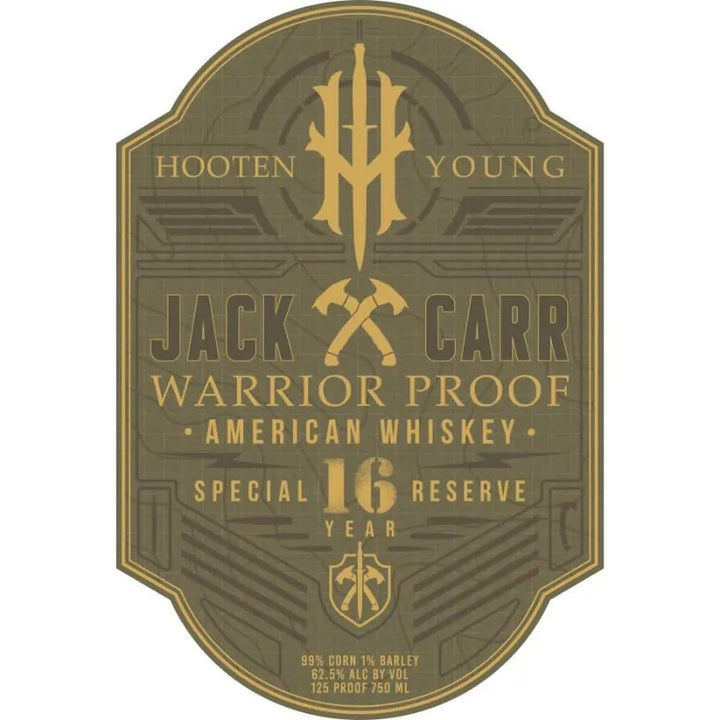 Hooten Young Jack Carr 16 Year Old Special Reserve Warrior Proof American Whiskey - Main Street Liquor
